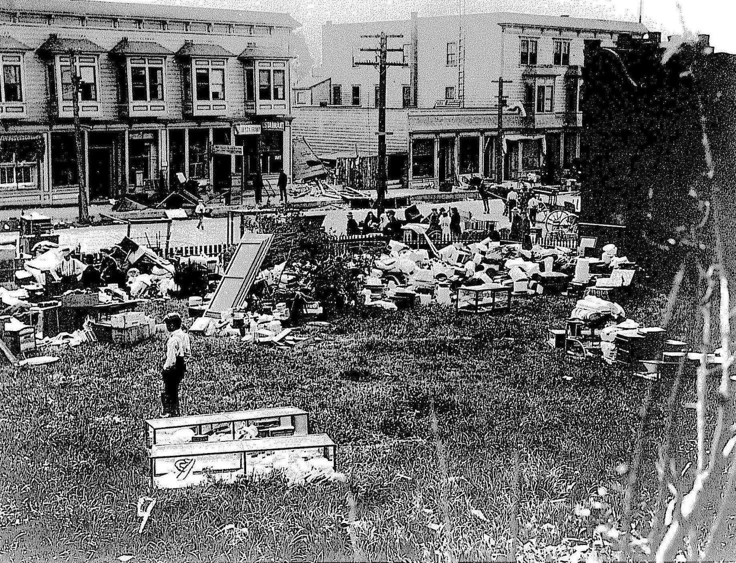 1906 Quake from Guest House Lawn